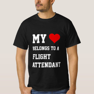 My Belongs To A Flight Attendant T-Shirt