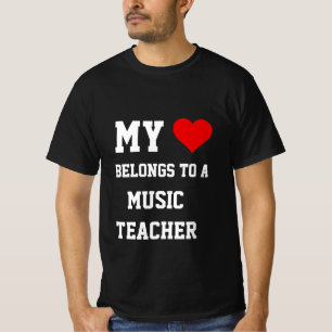 My Belongs To A Music Teacher T-Shirt