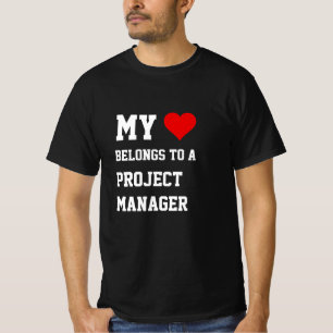 My Belongs To A Project Manager T-Shirt