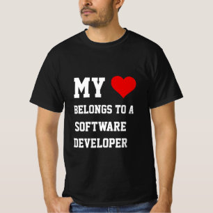 My Belongs To A Software Developer T-Shirt