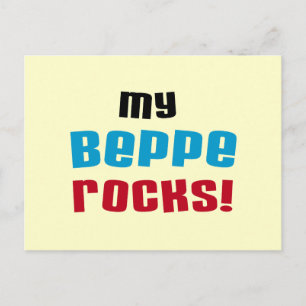 My Beppe Rocks T-shirts and Gifts Postcard