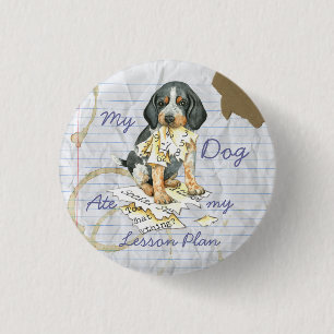 My Berner Ate My Lesson Plan 3 Cm Round Badge
