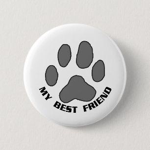 My Best Friend 6 Cm Round Badge