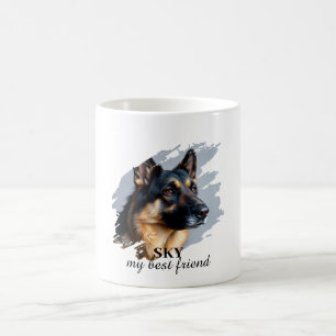 "My Best Friend" Custom Dog Photo Mug