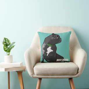 My best friend, french bulldog cushion