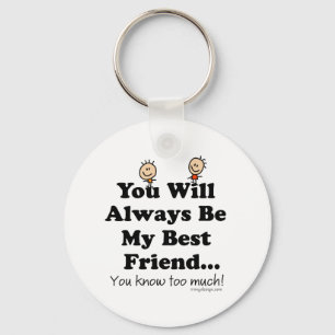 My Best Friend Key Ring