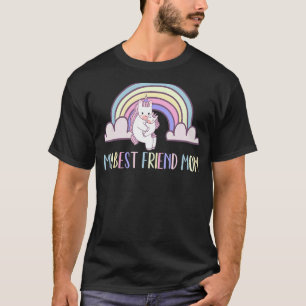My Best Friend Mum Funny Unicorn Family Hugging Cu T-Shirt
