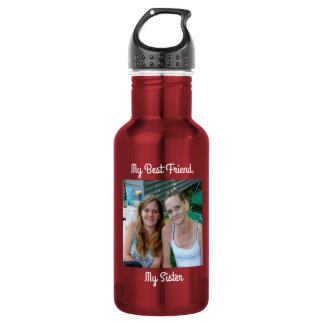 My Best Friend, My Sister, Personalised Photo 532 Ml Water Bottle