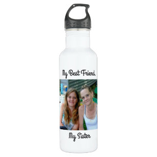 My Best Friend, My Sister, Personalised Photo 710 Ml Water Bottle