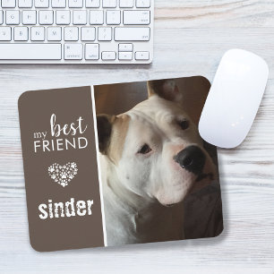 My Best Friend Pet Photo Personalised Mouse Pad