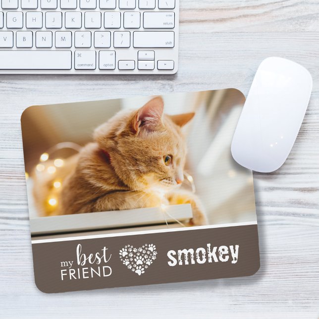 My Best Friend Pet Photo Personalised Mouse Pad (My Best Friend Pet Photo Personalized Mouse Pad)
