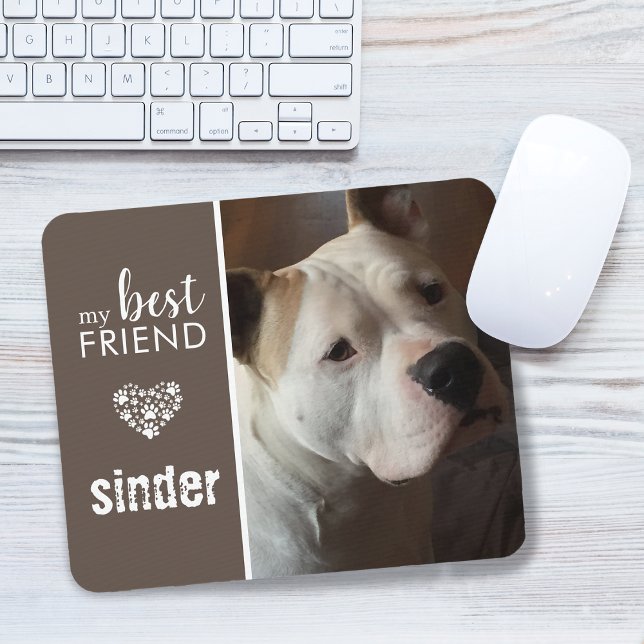 My Best Friend Pet Photo Personalised Mouse Pad (My Best Friend Pet Photo Personalized Mouse Pad)