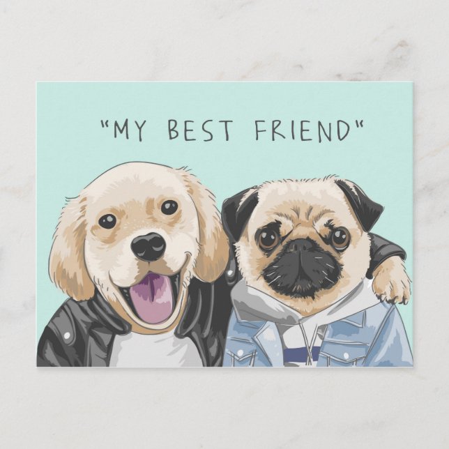 My Best Friend Postcard (Front)