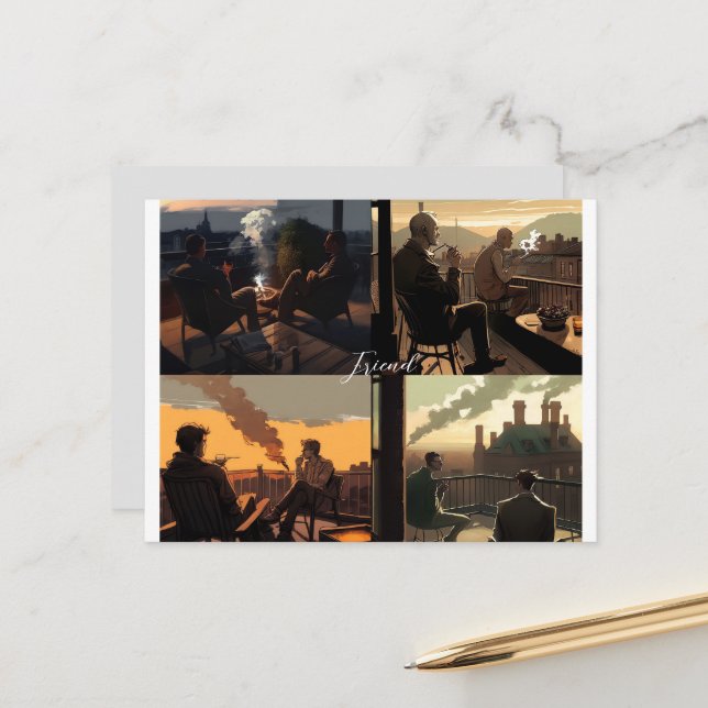 My Best Friend Postcard (Front/Back In Situ)