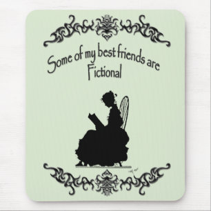 My Best Friends Are Fictional Mouse Pad