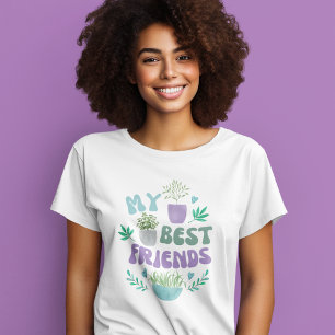 My Best Friends Are Plants T-Shirt Tri-Blend Shirt