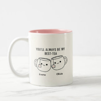 "My Best-Tea" Cute Personalized Best Friend Mug