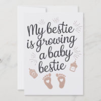 My Bestie Is Growing A Baby Bestie Funny Pregnancy