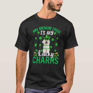 My Bichon Frise Is My Lucky Charms Dog St Patrick' T-Shirt