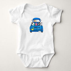My Big Blue Truck Baby Bodysuit