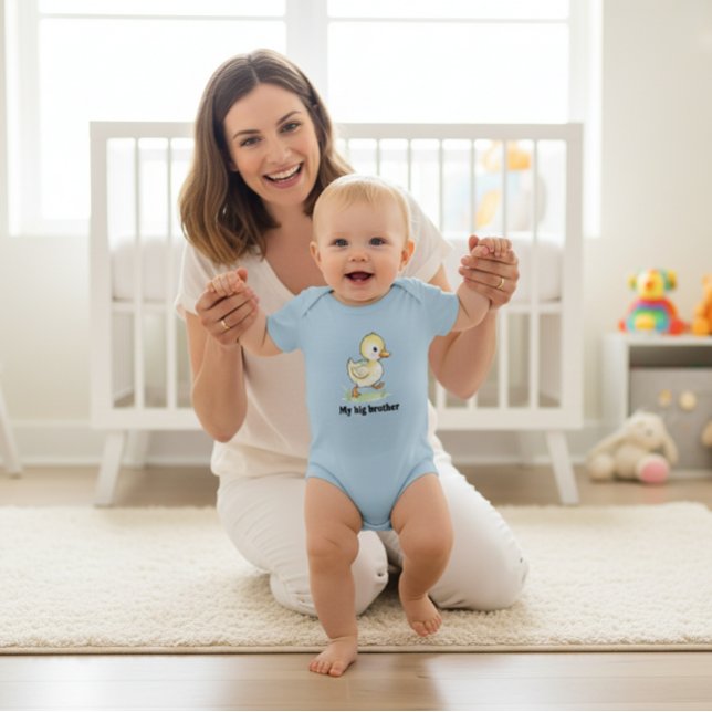  My Big Brother - Baby Romper - Light Blue  Bodysuit (Creator Uploaded)