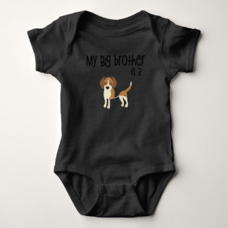 My Big Brother is a Beagle, Baby Shower Gift, Dog Bodysuit