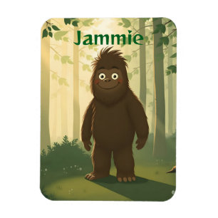 My big foot puzzle magnet