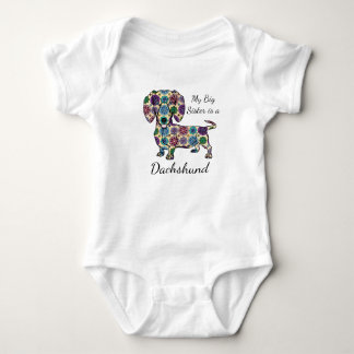 My Big Sister is a Dachshund Bodysuit