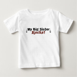 My Big Sister Rocks Baby T-Shirt