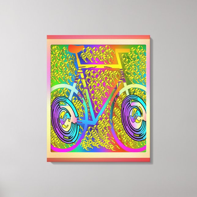 MY BIKE CANVAS PRINT (Front)