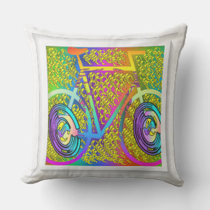 My Bike Outdoor Patio Cushion