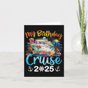 My Birthday Cruise 2025 Family Cruise Vacation Tri Card