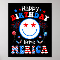 My Birthday July 4th American Independence Day Gif