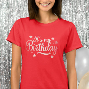 My Birthday Shirt, Girl Birthday Party Shirt