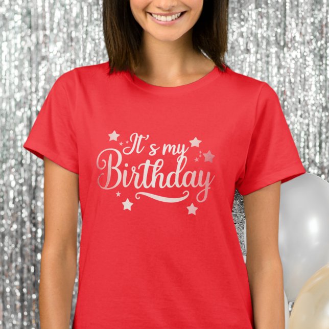 My Birthday Shirt, Girl Birthday Party Shirt (Creator Uploaded)