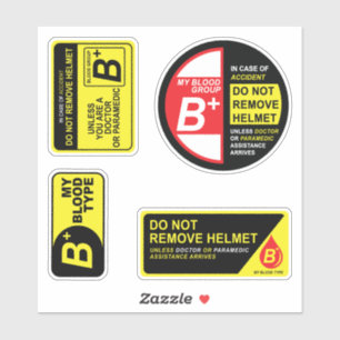 My Blood Type B Plus Stickers Pack