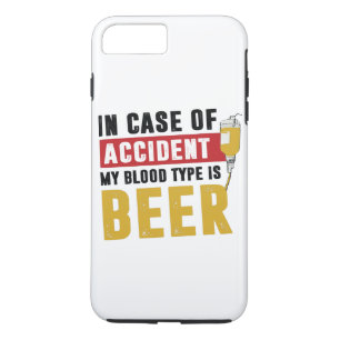 My blood type is beer Case-Mate iPhone case