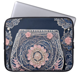 My Blue Purse AI art Laptop Sleeve