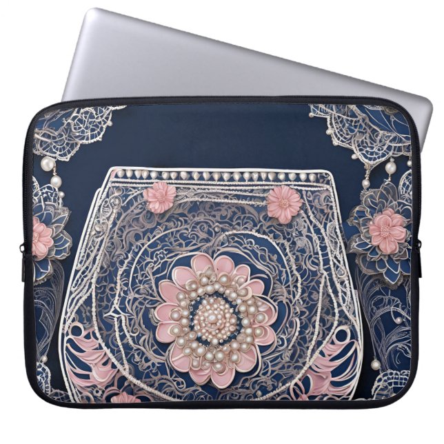 My Blue Purse AI art  Laptop Sleeve (Front)