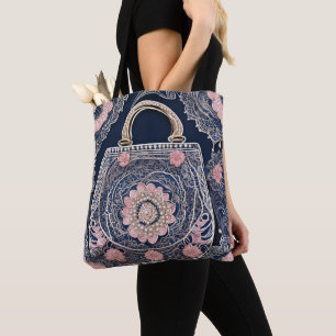 My Blue Purse AI art Tote Bag