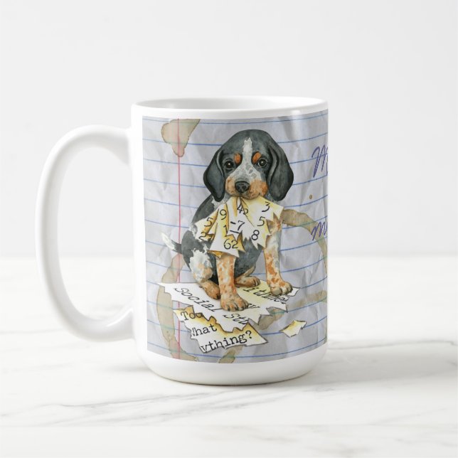 My Bluetick Ate My Lesson Plan Coffee Mug (Left)