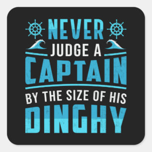My Boat My Rules Boat Sailing Boating Sailboat Square Sticker