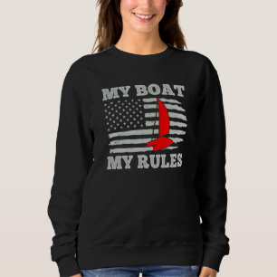 My Boat My Rules Catamaran Captain Sweatshirt
