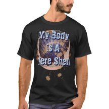 My Body Is A Shell with seashell T-Shirt