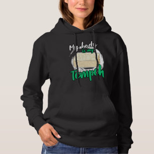 My Body Is My Tempeh Tofu Vegan Vegetarian Gag Hoodie