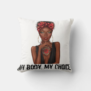 My Body My Choice Womens Rights T-Shirt Cushion