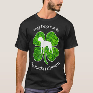 My Boer Dog Is My Lucky Charm Green St Patrick's D T-Shirt