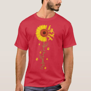 My Boer Is My Sunshine Sunflower & Boer Puppy Dog T-Shirt