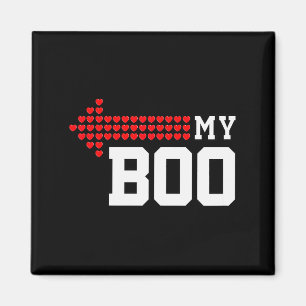 My Boo &amp; My Bae Valentines Day Cute Couple Mat Magnet