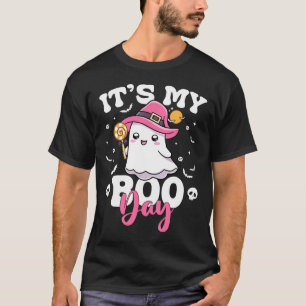 My Boo Day Cute Halloween Birthday Ghost Boy Girl  T-Shirt